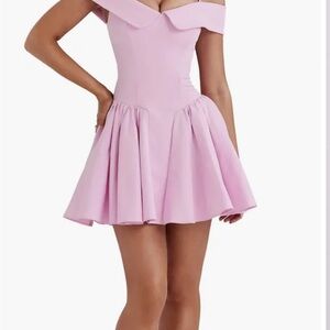 House of CB off the shoulder mini dress